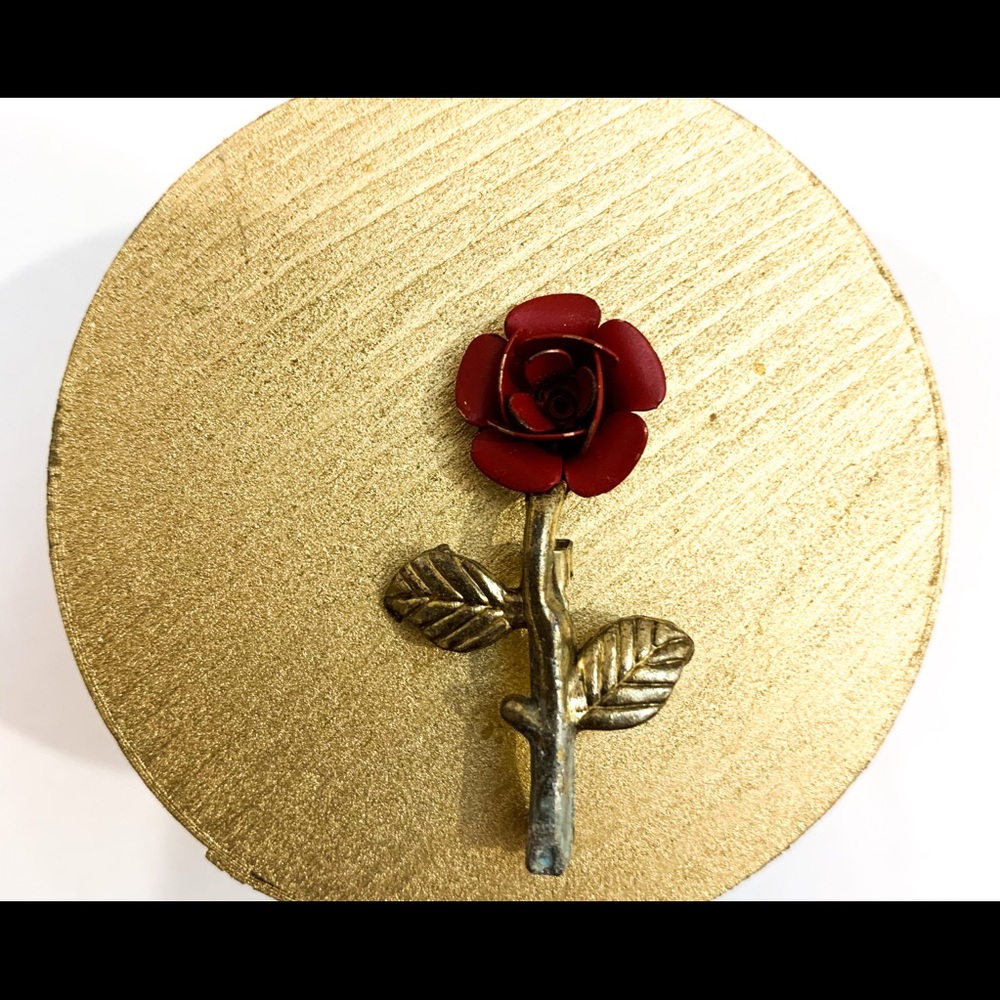Vintage Enchanted Rose Pin. - Picture 3 of 7